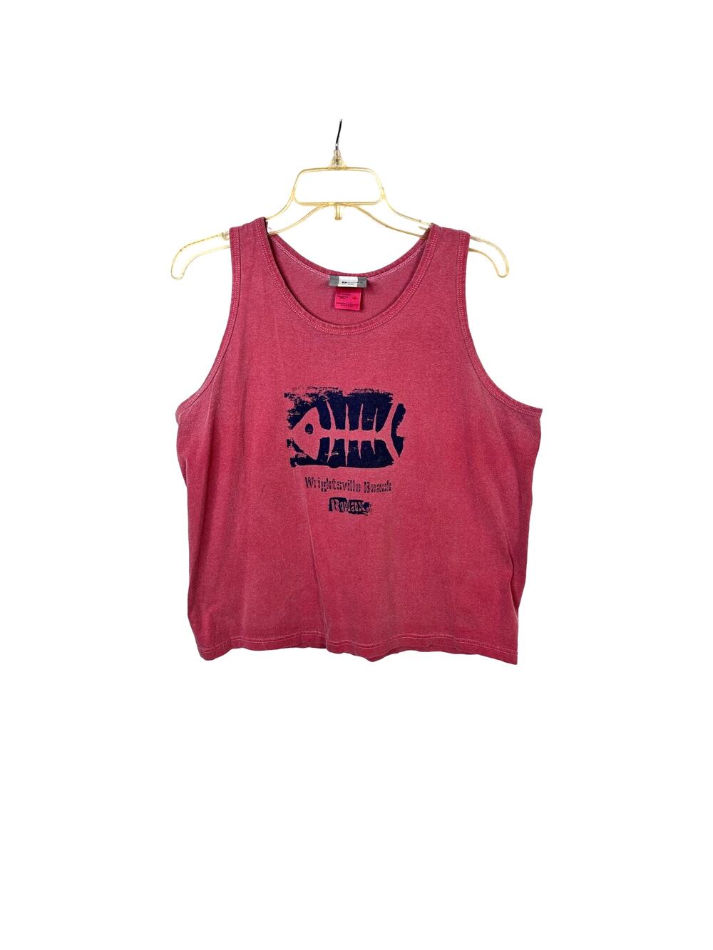 J. America Wrightsville Beach Relax Sleeveless Graphic Tank Top Size M